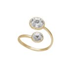 Δαχτυλίδι από ασήμι 925 με Swarovski πέτρες