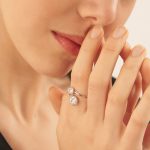 Δαχτυλίδι από ασήμι 925 με Swarovski πέτρες - Image 2