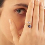 Δαχτυλίδι από ασήμι 925 με Swarovski πέτρες - Image 2