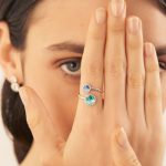 Δαχτυλίδι από ασήμι 925 με Swarovski πέτρες - Image 2