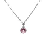 Κολιέ από ασήμι 925 με Swarovski πέτρες