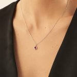 Κολιέ από ασήμι 925 με Swarovski πέτρες - Image 2