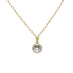 Κολιέ από ασήμι 925 με Swarovski πέτρες