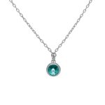 Κολιέ από ασήμι 925 με Swarovski πέτρες