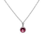 Κολιέ από ασήμι 925 με Swarovski πέτρες