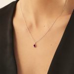 Κολιέ από ασήμι 925 με Swarovski πέτρες - Image 2