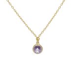 Κολιέ από ασήμι 925 με Swarovski πέτρες
