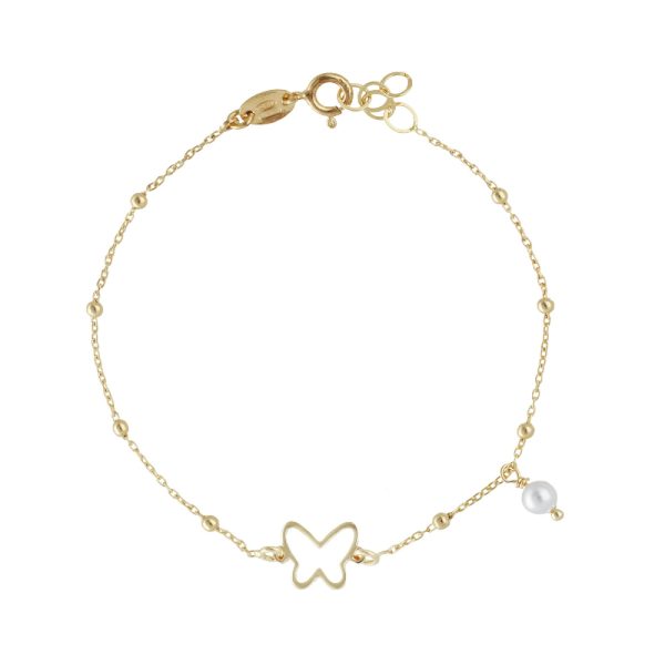 Βραχιόλι από ασήμι 925 με μαργαριτάρι