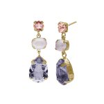 Σκουλαρίκια από ασήμι 925 με Swarovski πέτρες