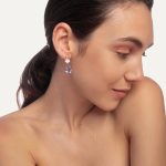 Σκουλαρίκια από ασήμι 925 με Swarovski πέτρες - Image 2