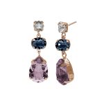 Σκουλαρίκια από ασήμι 925 με Swarovski πέτρες