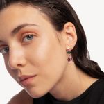 Σκουλαρίκια από ασήμι 925 με Swarovski πέτρες - Image 2