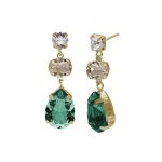 Σκουλαρίκια από ασήμι 925 με Swarovski πέτρες