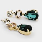Σκουλαρίκια από ασήμι 925 με Swarovski πέτρες - Image 2