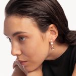 Σκουλαρίκια από ασήμι 925 με Swarovski πέτρες - Image 2