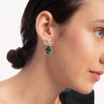 Σκουλαρίκια από ασήμι 925 με Swarovski πέτρες - Image 2