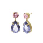 Σκουλαρίκια από ασήμι 925 με Swarovski πέτρες
