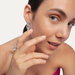 Σκουλαρίκια από ασήμι 925 με Swarovski πέτρες - Image 2