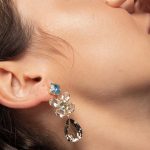 Σκουλαρίκια από ασήμι 925 με Swarovski πέτρες - Image 2