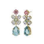 Σκουλαρίκια από ασήμι 925 με Swarovski πέτρες