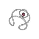Δαχτυλίδι από ασήμι 925 με Swarovski πέτρες