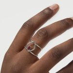 Δαχτυλίδι από ασήμι 925 με Swarovski πέτρες - Image 2