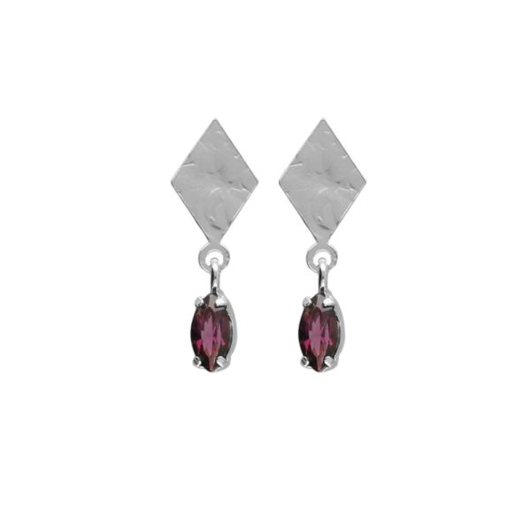 Σκουλαρίκια από ασήμι 925 με Swarovski πέτρες
