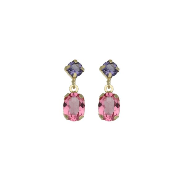 Σκουλαρίκια από ασήμι 925 με Swarovski πέτρες