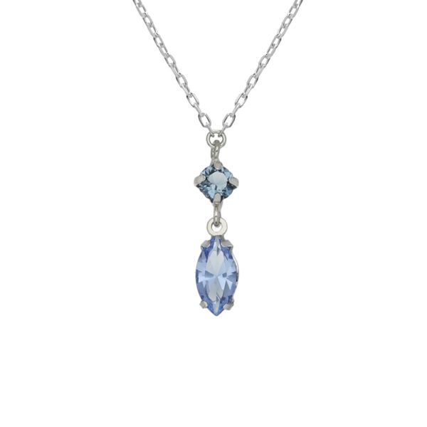 Κολιέ από ασήμι 925 με Swarovski πέτρες