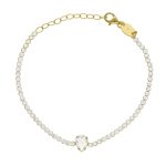 Βραχιόλι από ασήμι 925 με Swarovski πέτρες