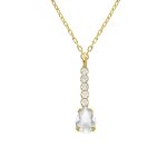 Κολιέ από ασήμι 925 με Swarovski πέτρες