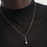 Κολιέ από ασήμι 925 με Swarovski πέτρες - Image 2