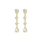 Σκουλαρίκια από ασήμι 925 με Swarovski πέτρες