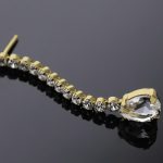 Σκουλαρίκια από ασήμι 925 με Swarovski πέτρες - Image 3