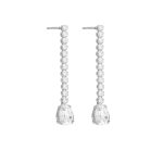 Σκουλαρίκια από ασήμι 925 με Swarovski πέτρες