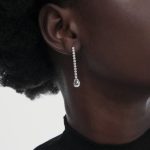 Σκουλαρίκια από ασήμι 925 με Swarovski πέτρες - Image 2