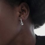 Σκουλαρίκια καρφάκια από ασήμι 925 με Swarovski πέτρες - Image 2