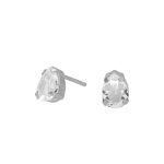 Σκουλαρίκια καρφωτά από ασήμι 925 με Swarovski πέτρες