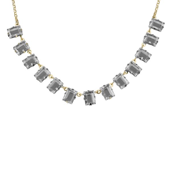 Κολιέ από ασήμι 925 με Swarovski πέτρες
