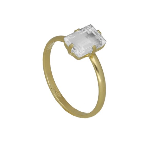 Δαχτυλίδι από ασήμι 925 με Swarovski πέτρες