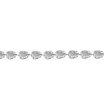 Βραχιόλι από ασήμι 925 με Swarovski πέτρες