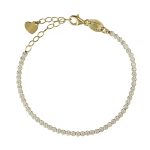 Βραχιόλι ριβιέρα από ασήμι 925 με Swarovski πέτρες