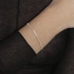 Βραχιόλι ριβιέρα από ασήμι 925 με Swarovski πέτρες - Image 2