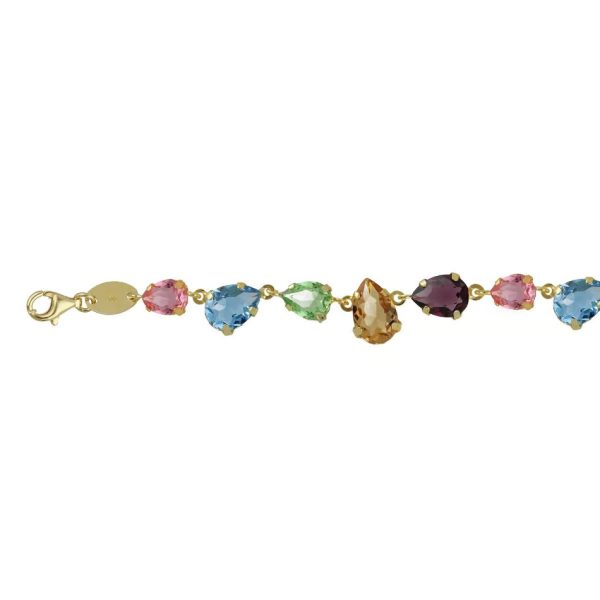 Βραχιόλι από ασήμι 925 με Swarovski πέτρες