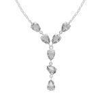 Κολιέ από ασήμι 925 με Swarovski πέτρες