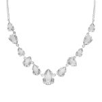 Κολιέ από ασήμι 925 με Swarovski πέτρες
