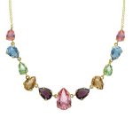 Κολιέ από ασήμι 925 με Swarovski πέτρες