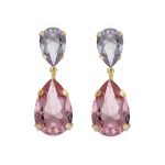 Σκουλαρίκια από ασήμι 925 με Swarovski πέτρες