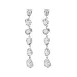 Σκουλαρίκια από ασήμι 925 με Swarovski πέτρες