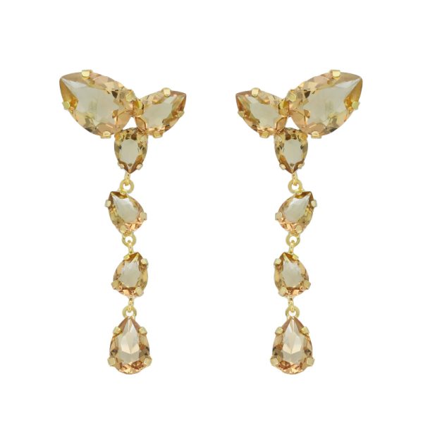 Σκουλαρίκια από ασήμι 925 με Swarovski πέτρες